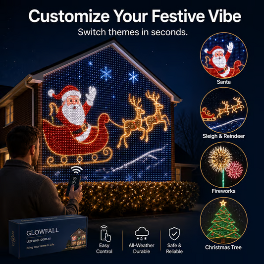 🎄✨ Transform Your Home Into a Christmas Wonderland with Smart LED Curtain Lights! 🎅🏡