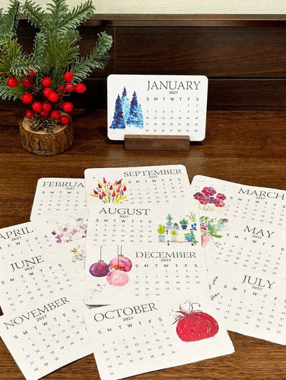 ✨Early Holiday Sale 45% OFF🌱Eco-Friendly Plantable “Timeless” Seed Calendar 2027