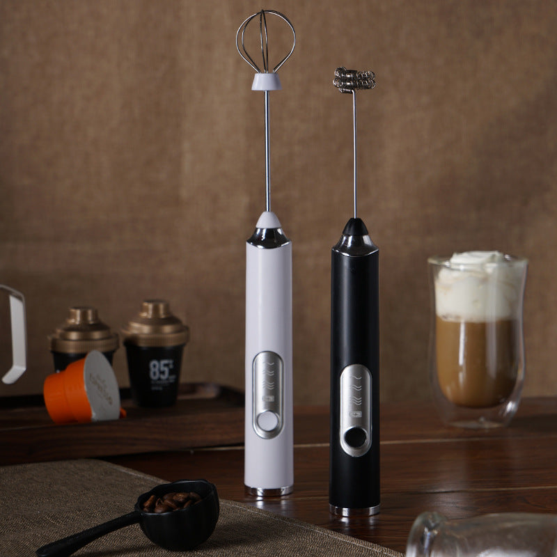 Super Powerful Torque — Rechargeable Milk Frother Wand 3-Speed Handheld Foam Maker for Coffee, Matcha & Protein Shakes