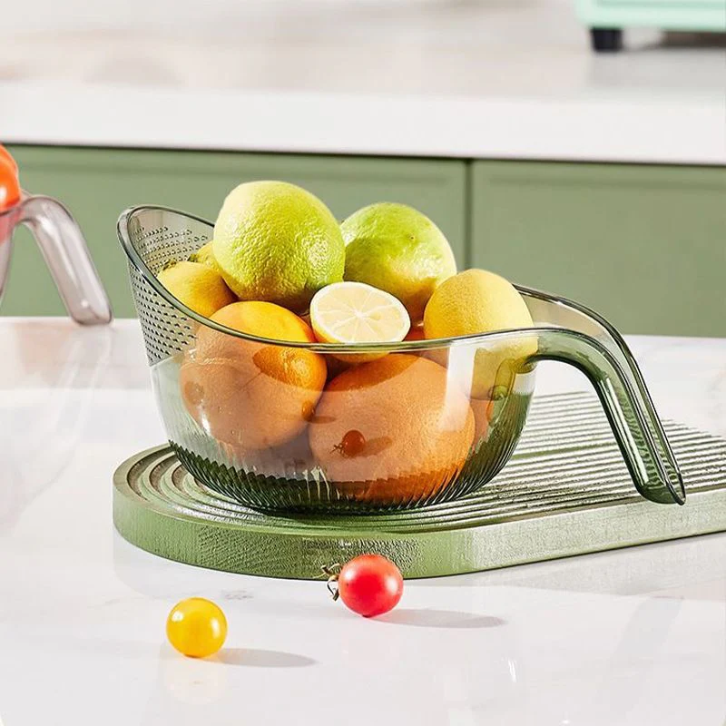 Multi-Purpose Rice Washing & Strainer Bowl | Wash Rice, Fruits & Vegetables