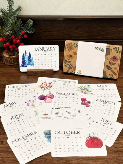 ✨Early Holiday Sale 45% OFF🌱Eco-Friendly Plantable “Timeless” Seed Calendar 2027