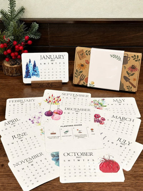✨Early Holiday Sale 45% OFF🌱Eco-Friendly Plantable “Timeless” Seed Calendar 2027